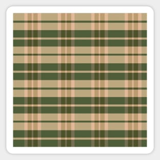 Autumn Aesthetic Daviana 1 Hand Drawn Textured Plaid Pattern Sticker